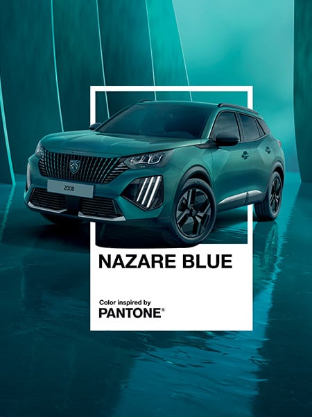 Pantone x PEUGEOT E-2008 Nazare blue
