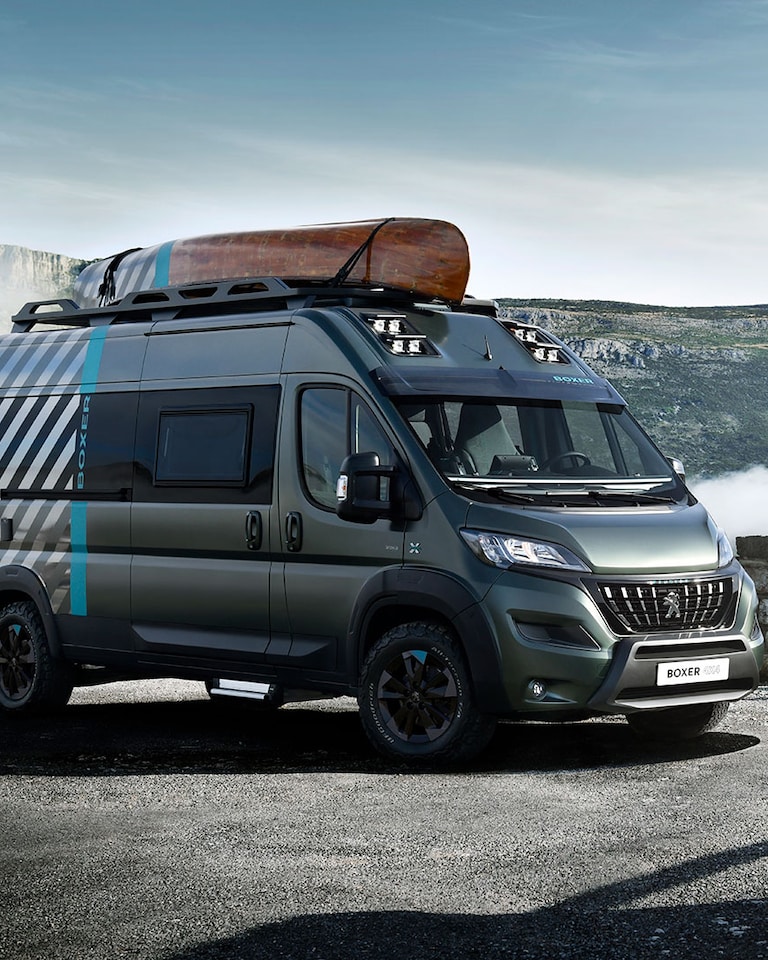 Van camping car peugeot top