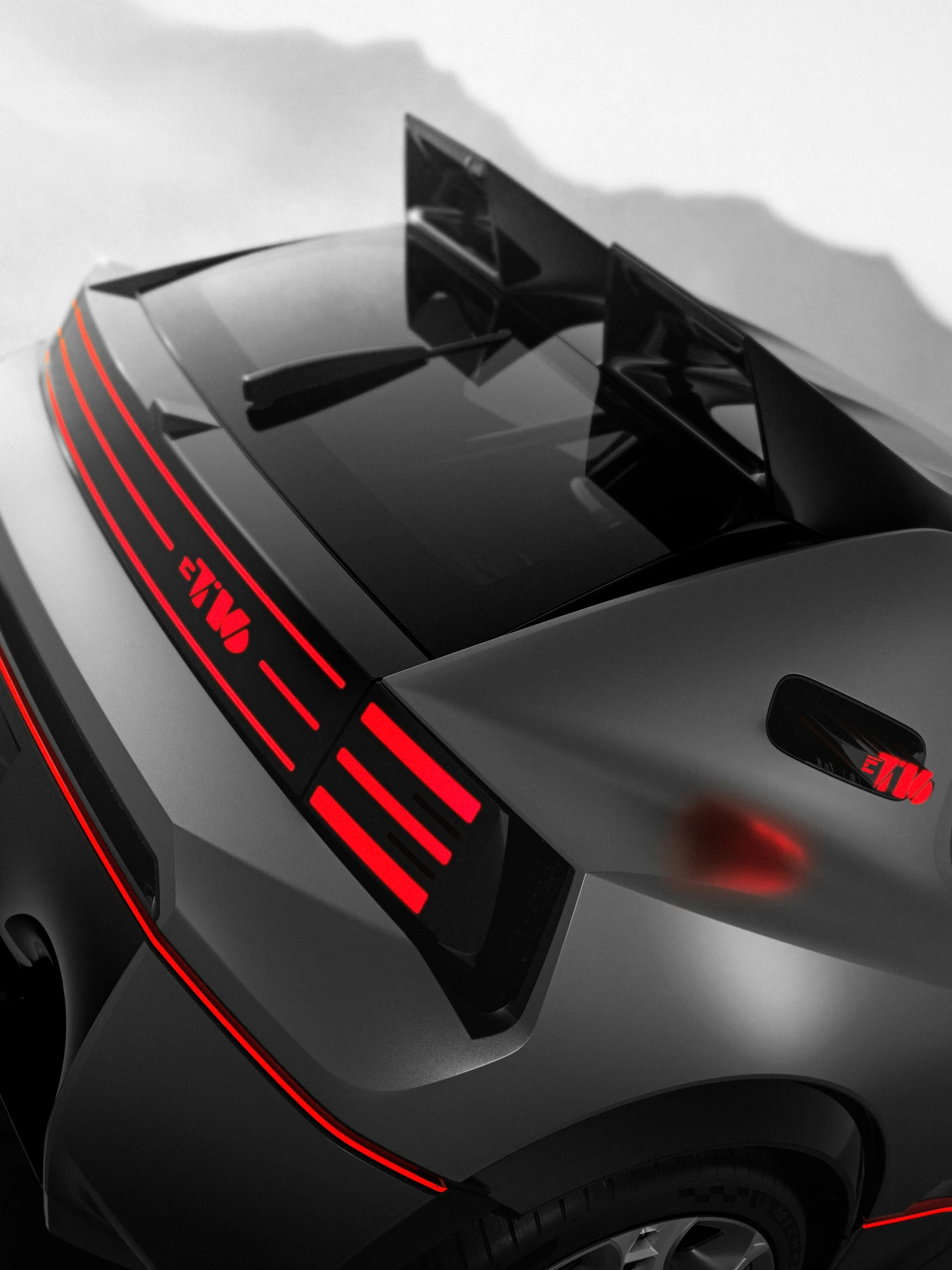 Peugeot E-T16 Concept, spoiler