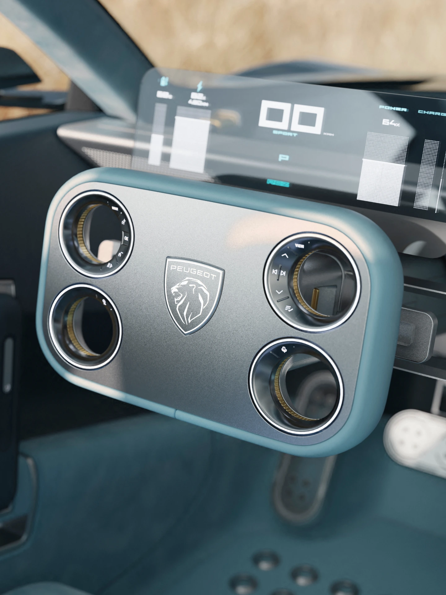 Peugeot Hypersquare® featured in the RCZ Vision.