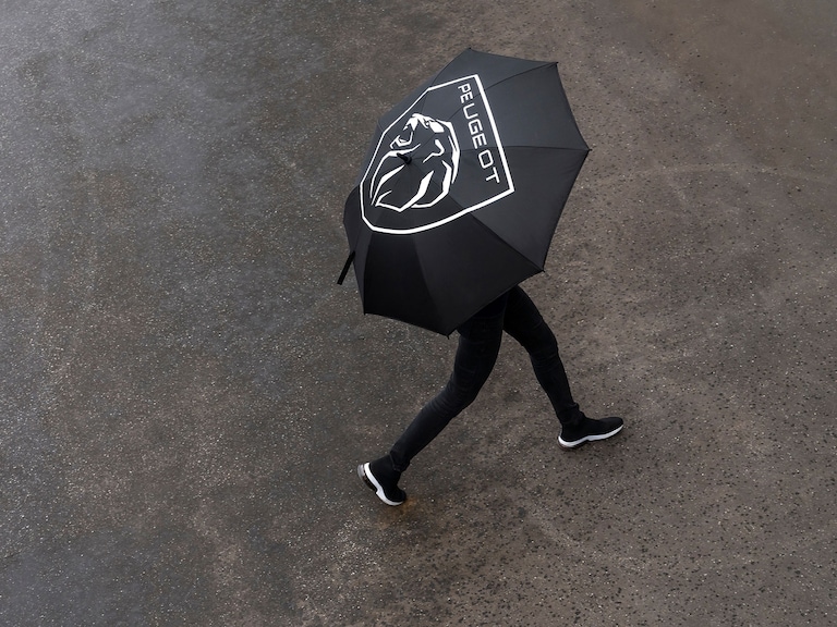 peugeot branded umbrella