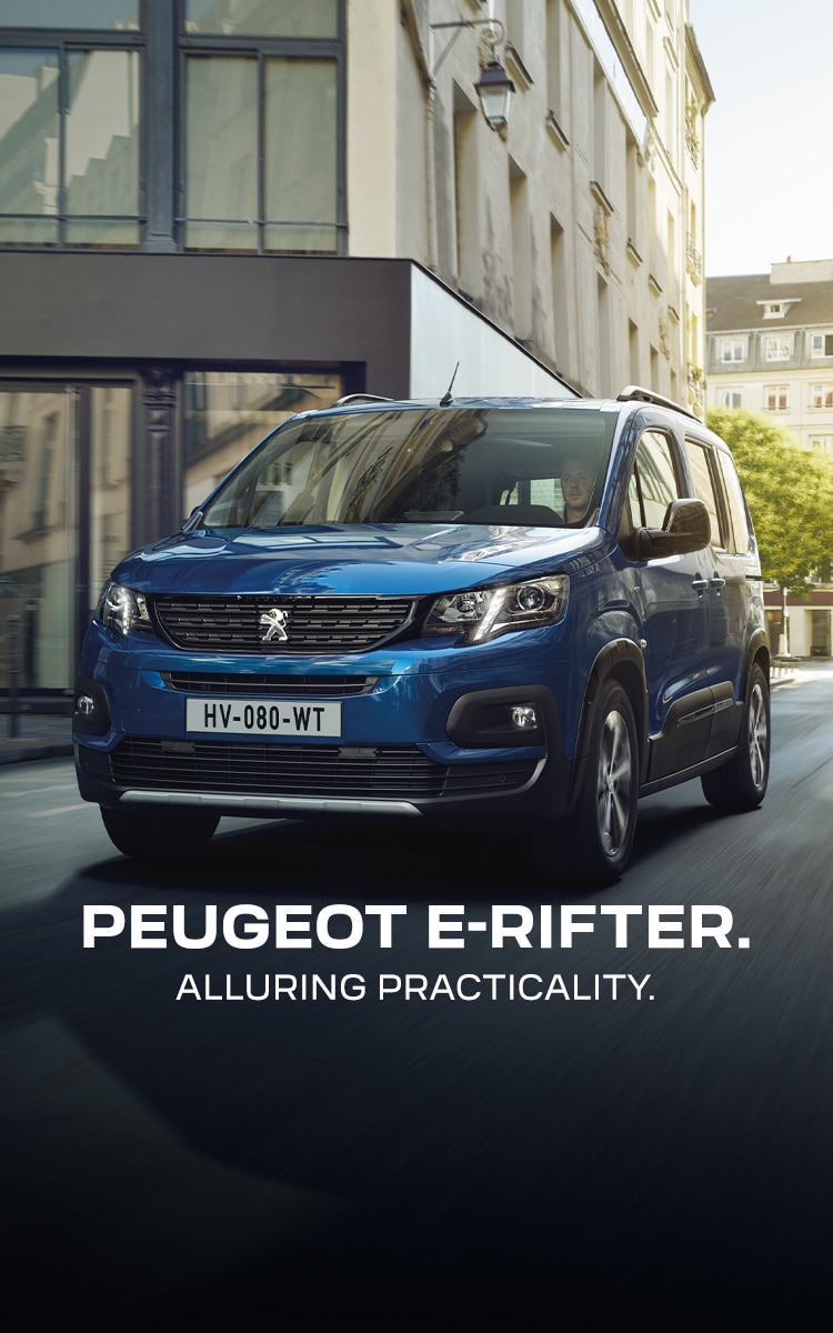 PEUGEOT e-Rifter: 100% electric family car