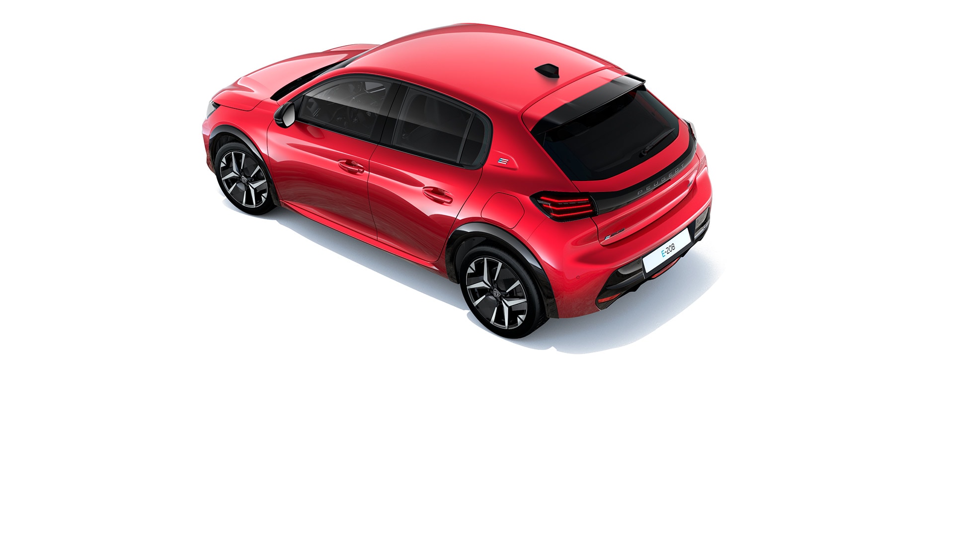 Véhicule électrique rouge illustrant un modèle moderne utilisé en illustration complémentaire pour un contenu automobile