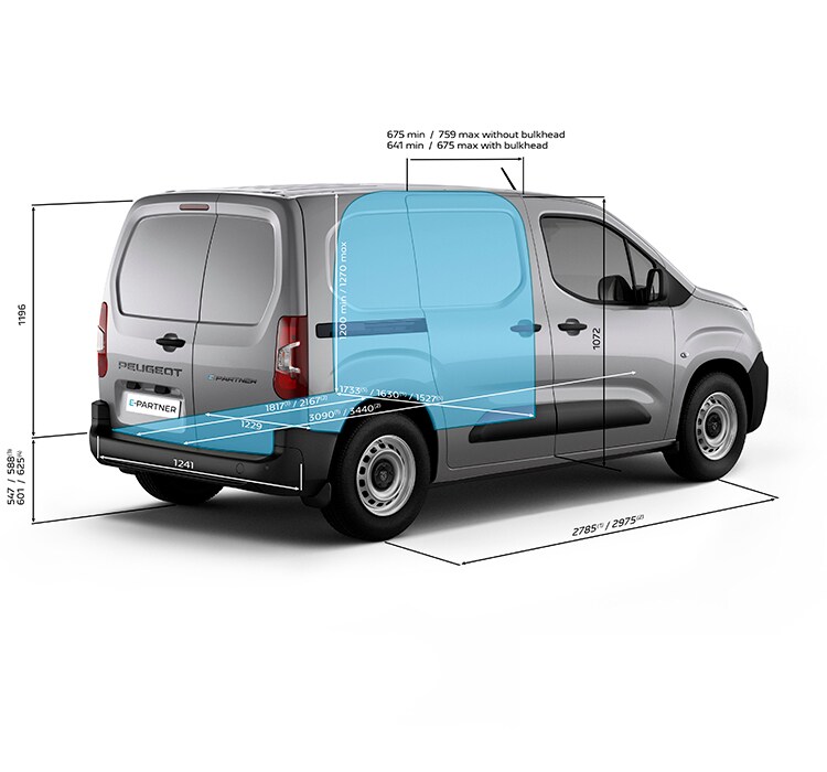 New Peugeot Partner Petrol or Diesel Van 5 seater Van