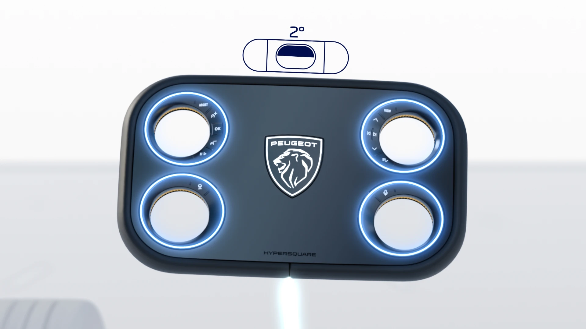 Peugeot Hypersquare®, precise driving experience