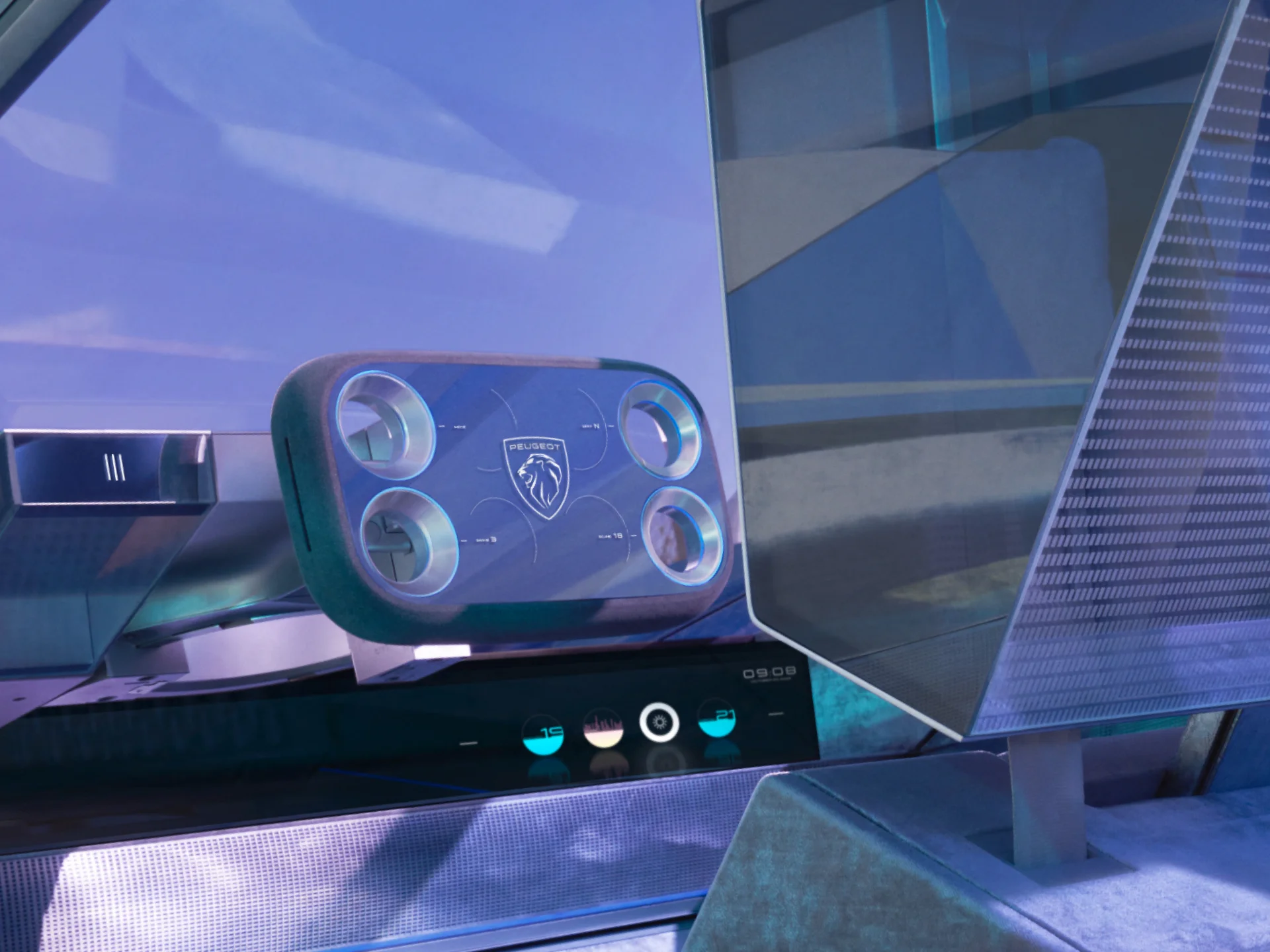 Peugeot Inception concept featuring Hypersquare®