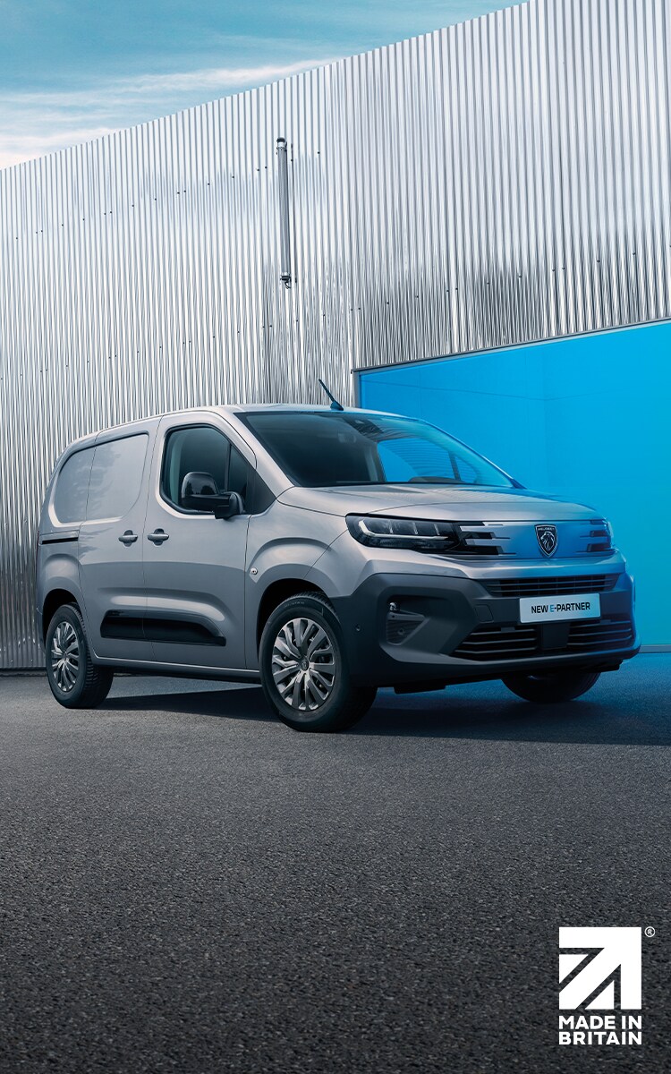 New Peugeot E Partner All Electric Electric Van 5 seaters Van