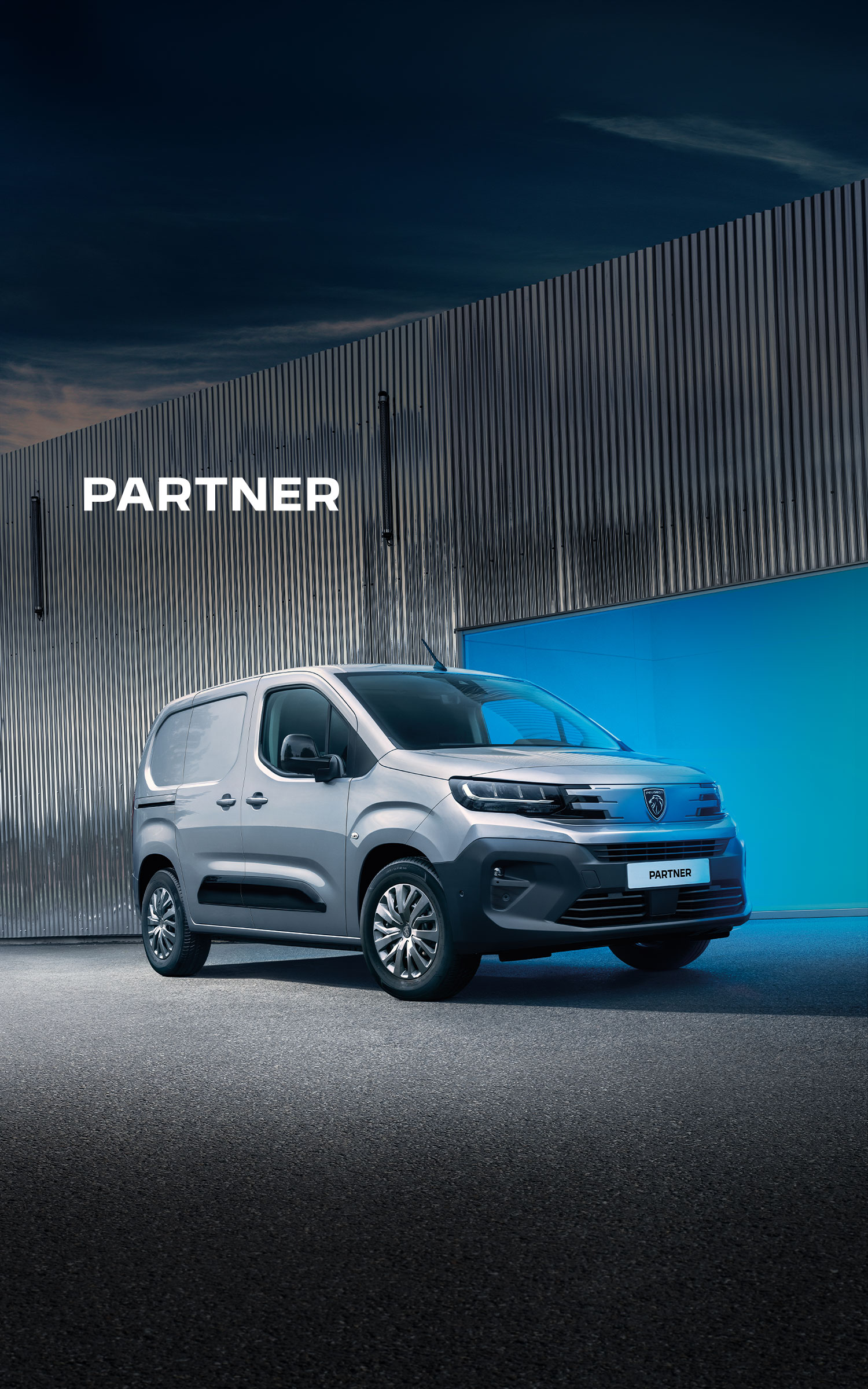 New PEUGEOT PARTNER front view