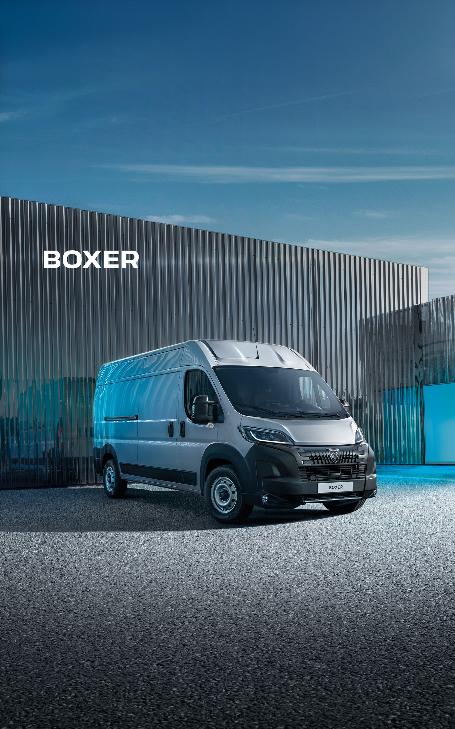 PEUGEOT BOXER rear view