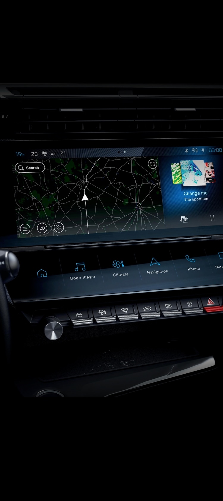 The best incar entertainment in electric cars Peugeot UK